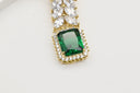 Emerald Elegance Drop Earrings