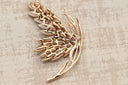 Radiant Multi-Color Crystal Butterfly Wing Brooch