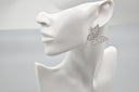 Dazzling Zirconia Butterfly Stud Earrings