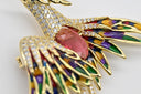 Dazzling Rainbow Wing Stud Earrings