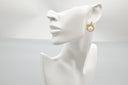 Elegant Pearl & Crystal Drop Earrings