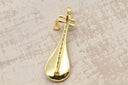 Modern Gold & Pearl Sunburst Stud Earrings