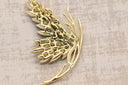 Radiant Multi-Color Crystal Butterfly Wing Brooch