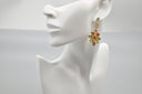 Radiant Blossom Drop Earrings