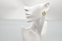 Pearl Heart Drop Earrings
