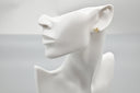 Delicate Butterfly & Pearl Stud Earrings