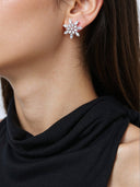 Snowflake Statement Stud Earrings