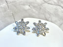 Snowflake Statement Stud Earrings